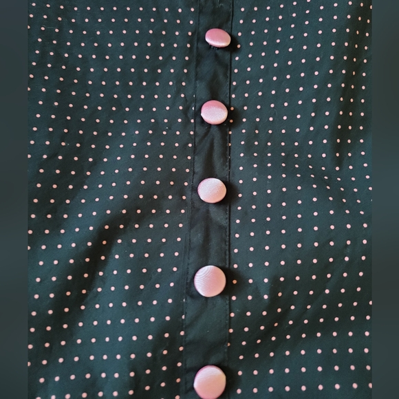 Hell Bunny Martie Polka Dot Dress, VGUC, Size XS - Picture 8 of 12